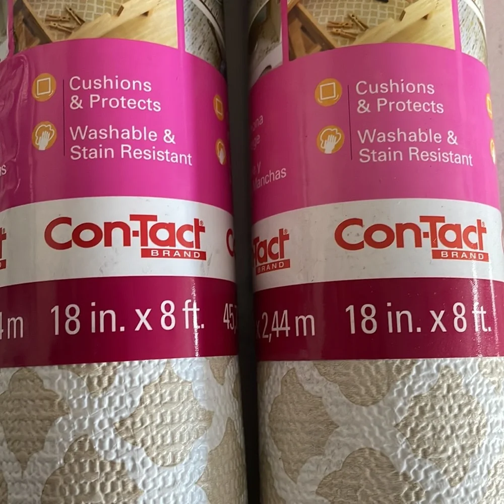 Con-Tact Brand Grip Prints Non-Adhesive Shelf and Drawer Liner - Set of 3